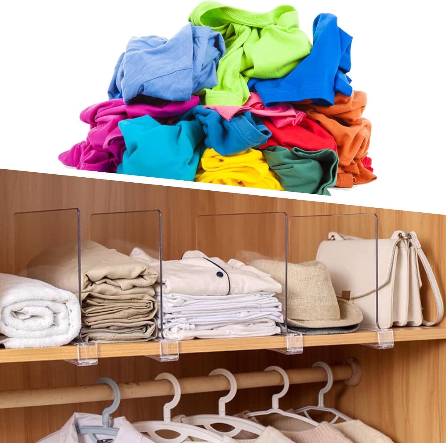 ⏰LAST DAY SALE 50% OFF💥Acrylic Clothes Divider