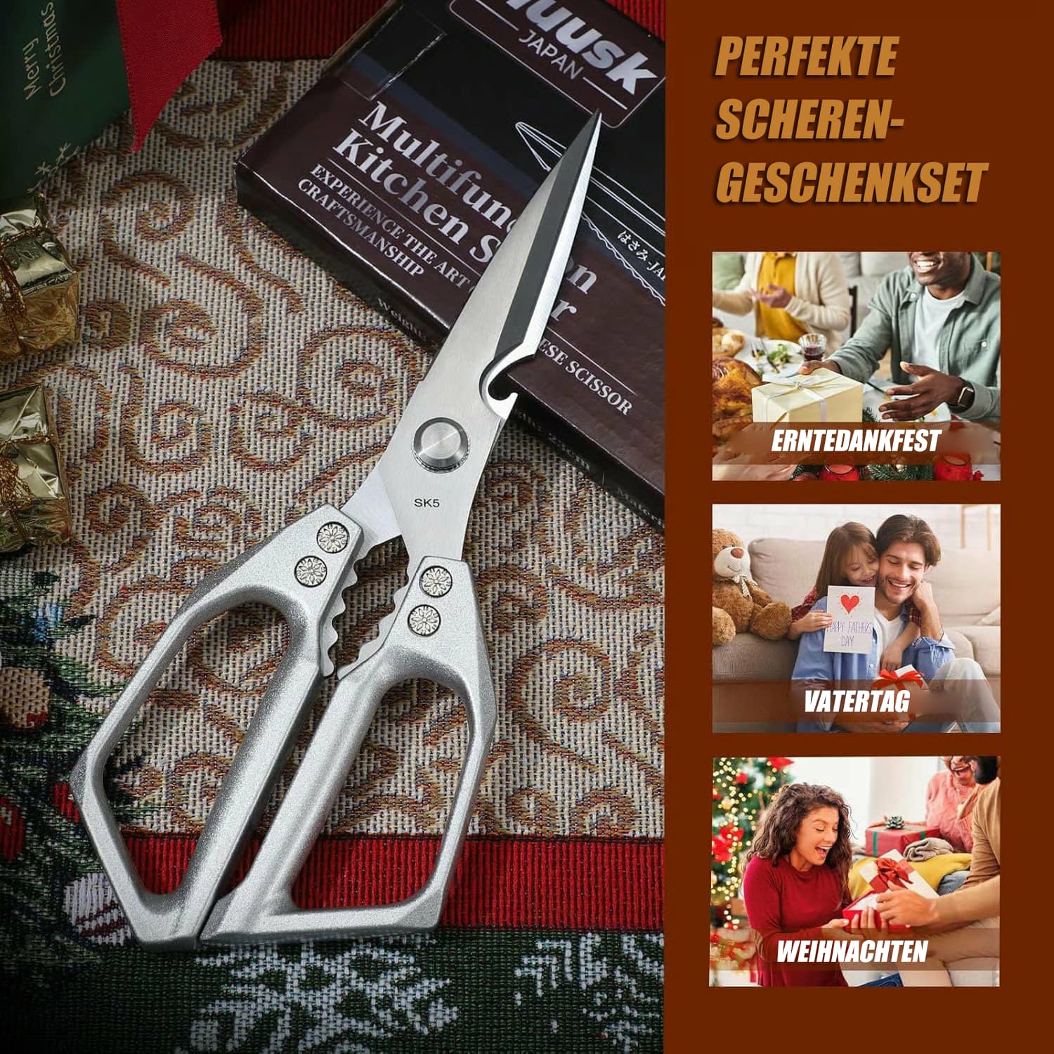 🔥Heißer Verkauf🏆69.000+ VERKAUFT!🔥Küchenschere Allzweck