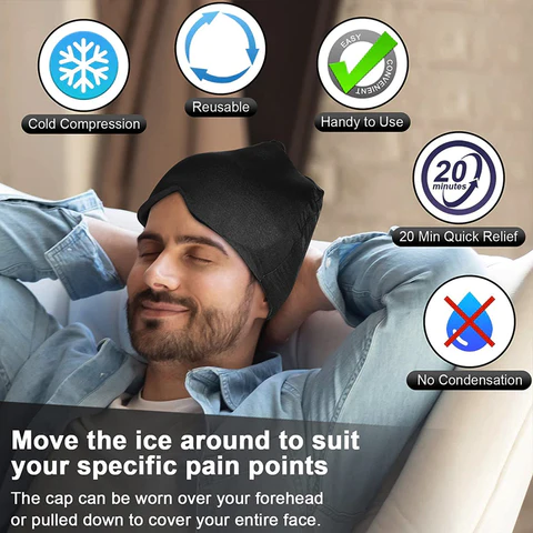 (🌲Early Christmas Sale- SAVE 48% OFF)Magic Headache Relief Cap(BUY 2 GET FREE SHIPPING)