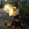 Jumbo & Hilarious  Gnome Blowing A Bubble Garden Statue