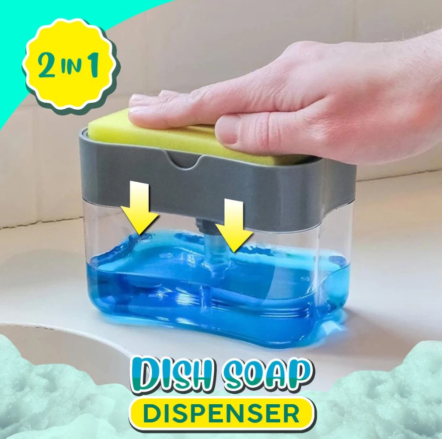 2 in 1 Soap Dispenser