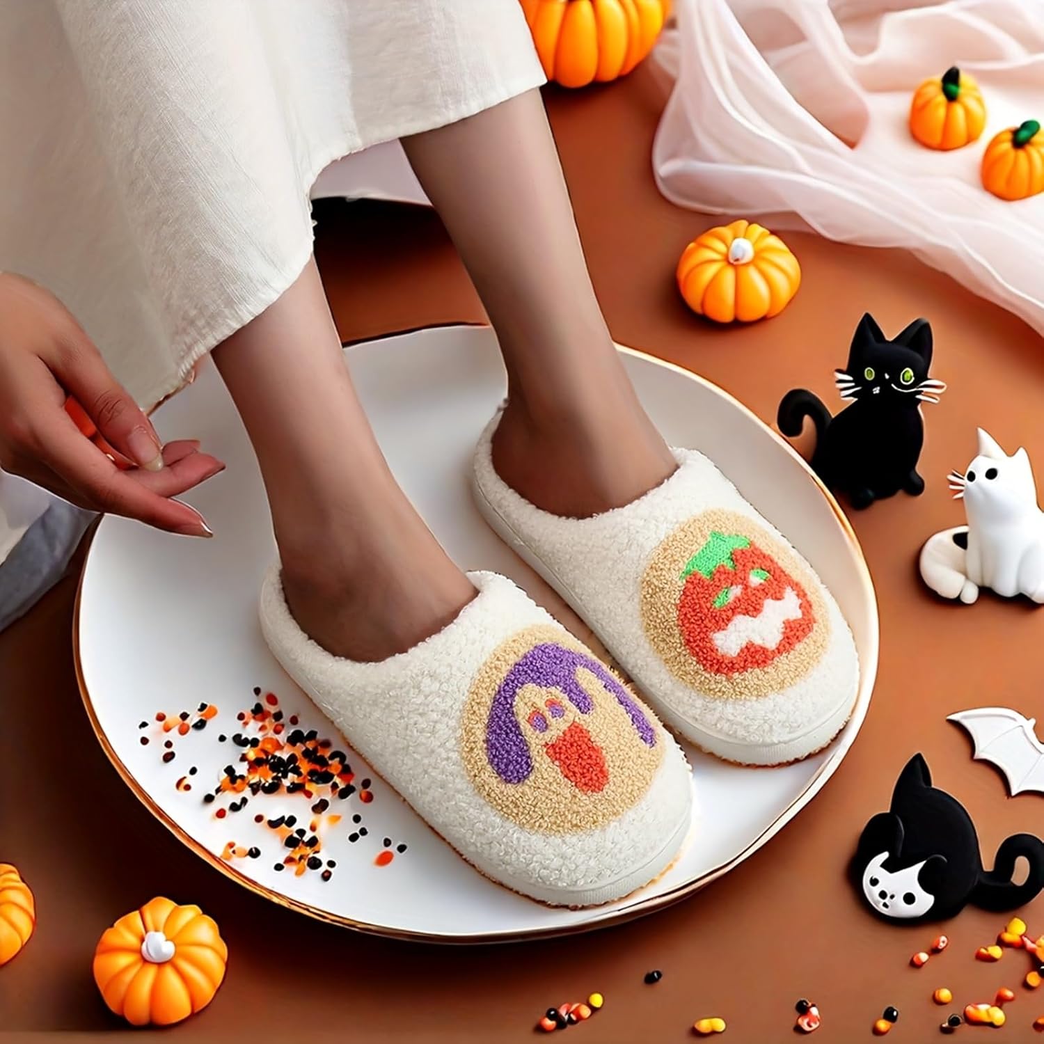 (🎃Early Halloween Sale - 50% OFF)👻The Cutest Halloween Slippers