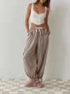 🔥Letzten Tag -70 % RABATT - Rosa lockeres Pyjama-Set
