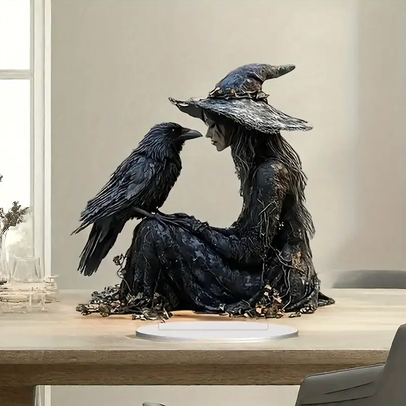 2D Witch Figurine