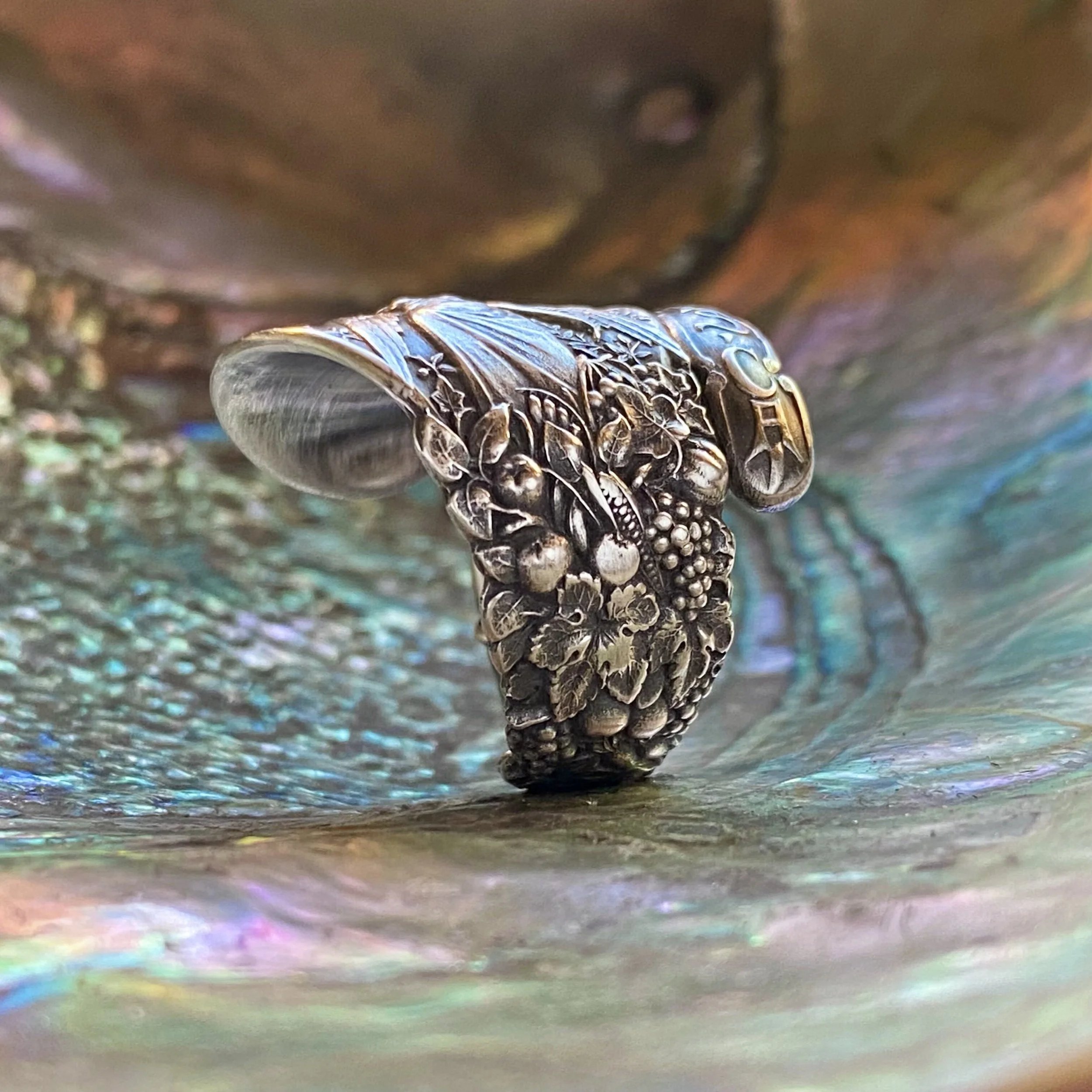 🔥LAST DAY 60% OFF✨Handcrafted Sterling Silver Spoon Ring - Made from Authentic Vintage Silver