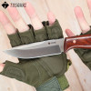 TOSAHWI HANDMADE M390 Steel Cocobolo Fixed Blades-69529