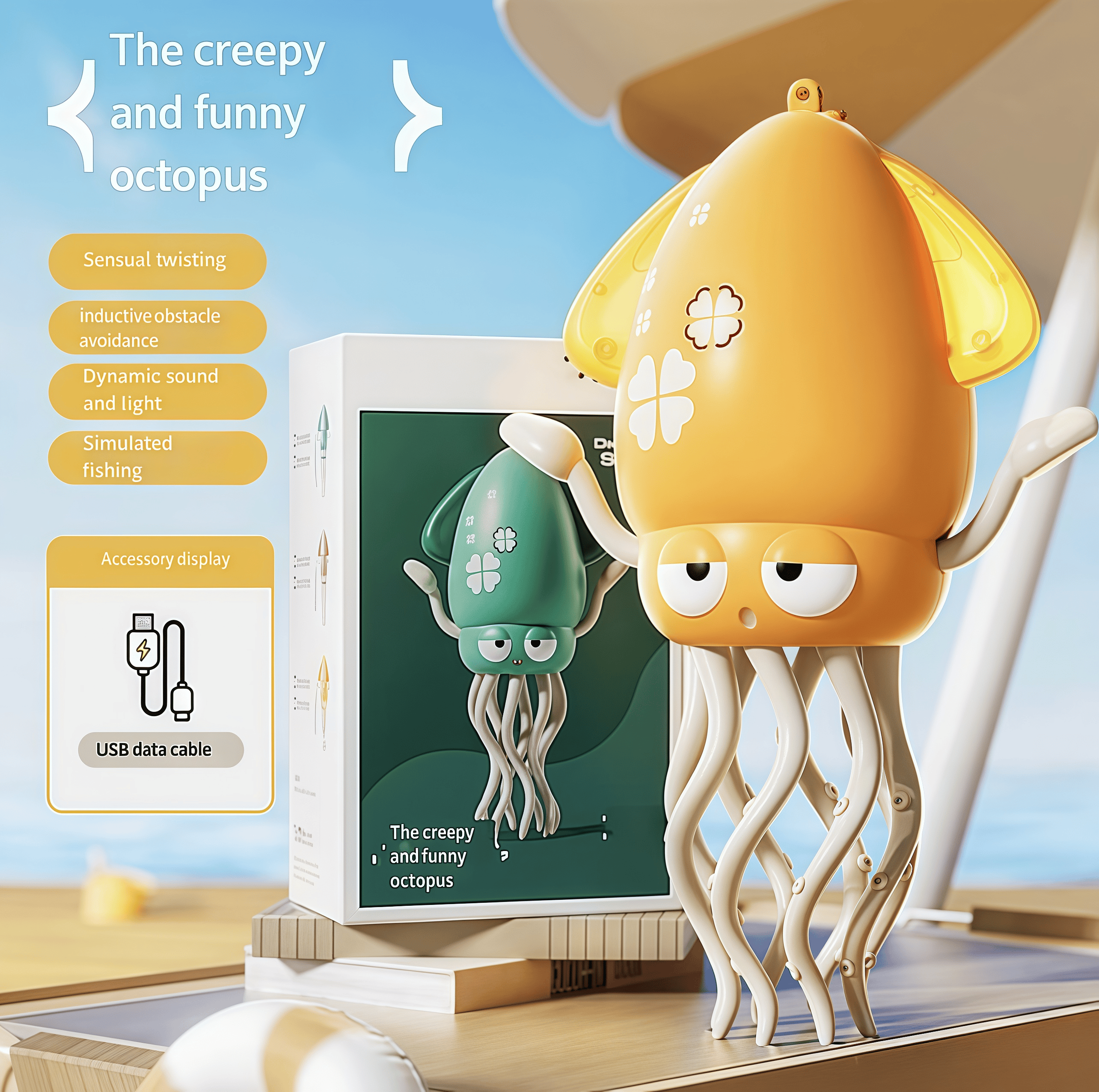 Last Day Promotion 50% OFF🔥Electric Dancing Octopus Toy