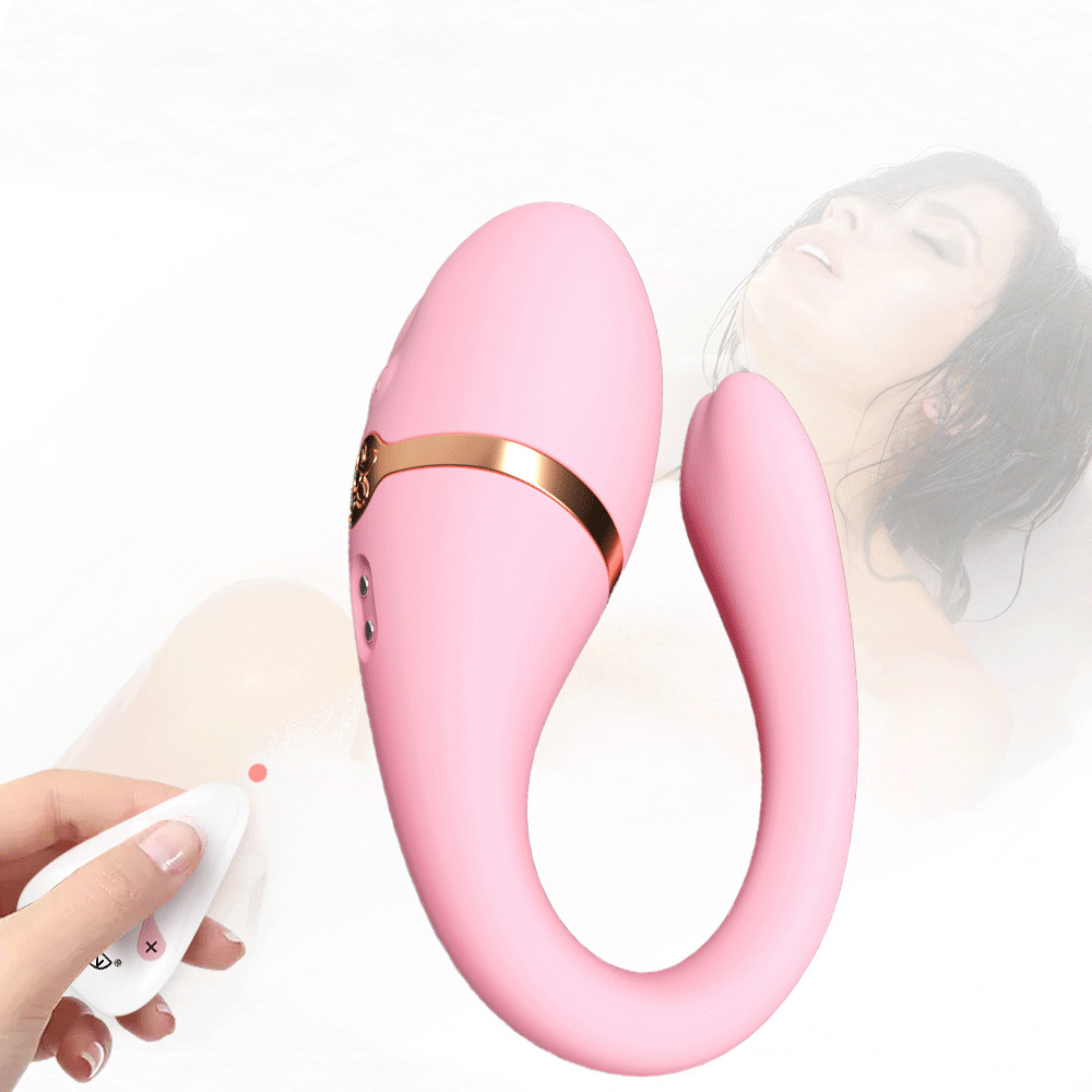 SHEMESIX - Female Masturbation Vibrating Egg-Wireless Flower Mandarin Duck Double-headed Vibrating Egg Vibrating Egg Vibrator