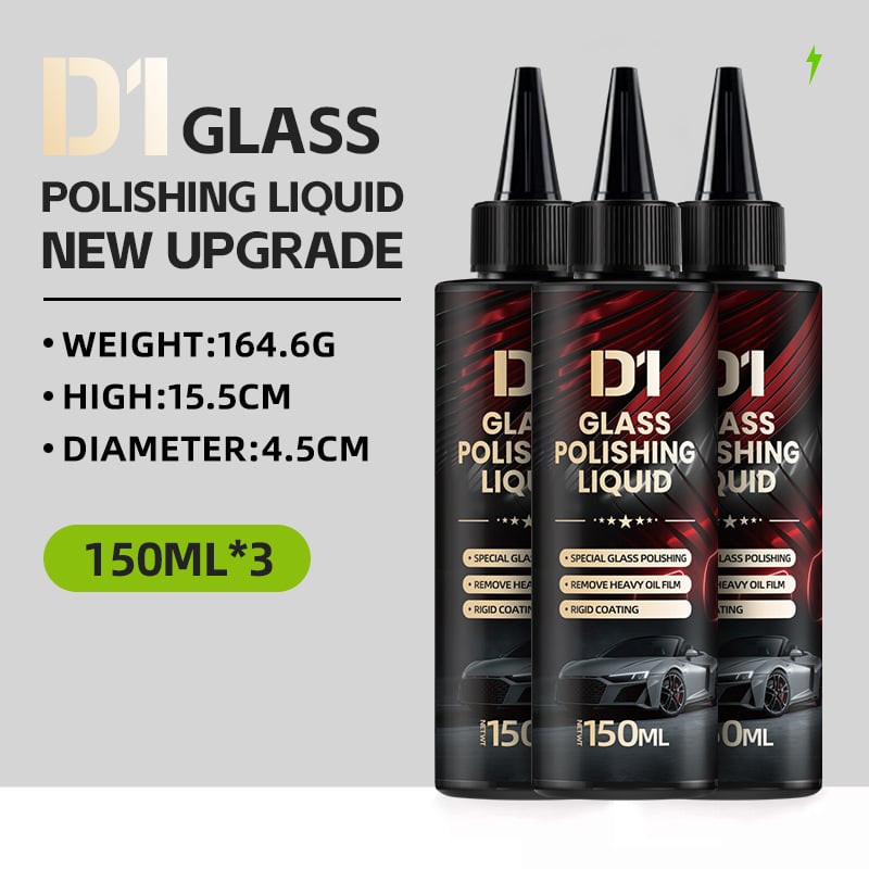 ⏰LAST DAY SALE 50% OFF - Car Glass Polishing Compound⚡BUY 2 GET 1 FREE