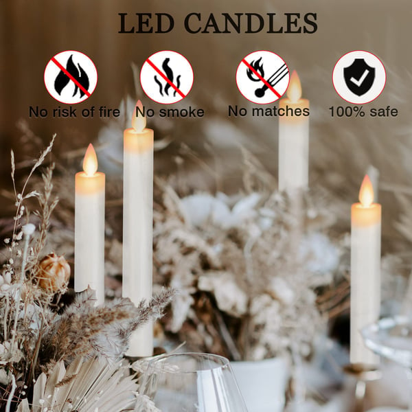 (New Year Sale- 49% OFF) 1 Pair Led Flameless Candle Light