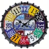 🔥DIY License Plate Patchwork Art Clock