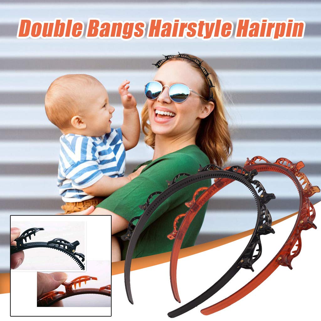 (SUMMER HOT SALE 🔥50% OFF) Double Bangs Hairstyle Hairpin, Buy 5 Get 40% OFF & Free Shipping