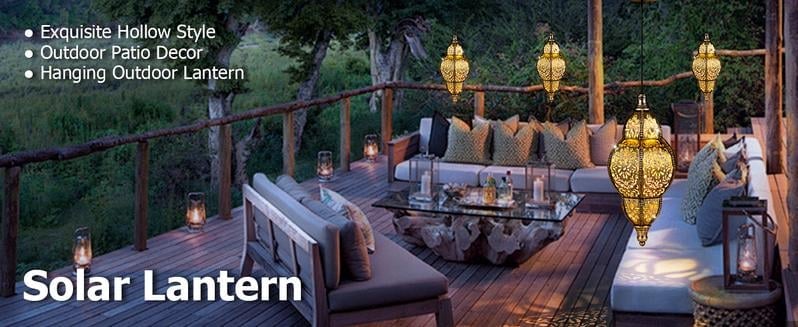 🌙Moroccan Style Artisan Solar Lights Outdoor - IPX44 waterproof✨
