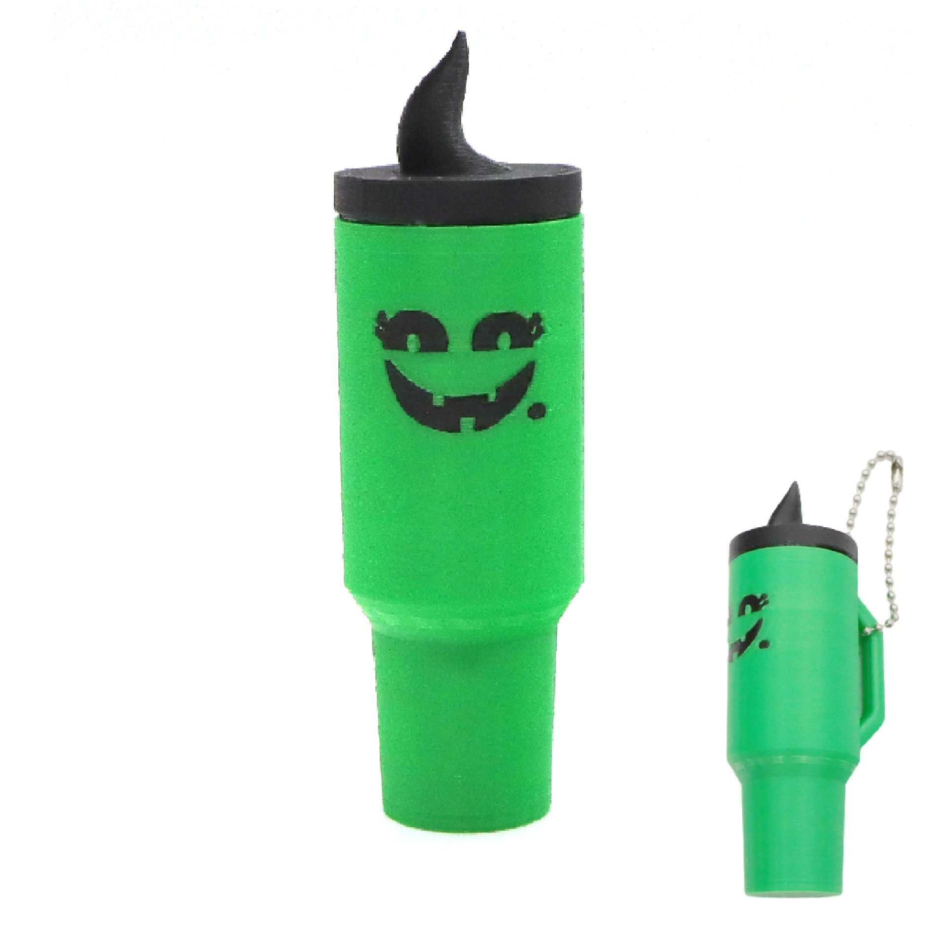 🎁TikTok Last Day Sale - 70% OFF🎉Lipstick Anti-Loss Keychain — Dual Themes: Halloween Pumpkin & Christmas Reindeer（With a key ring）