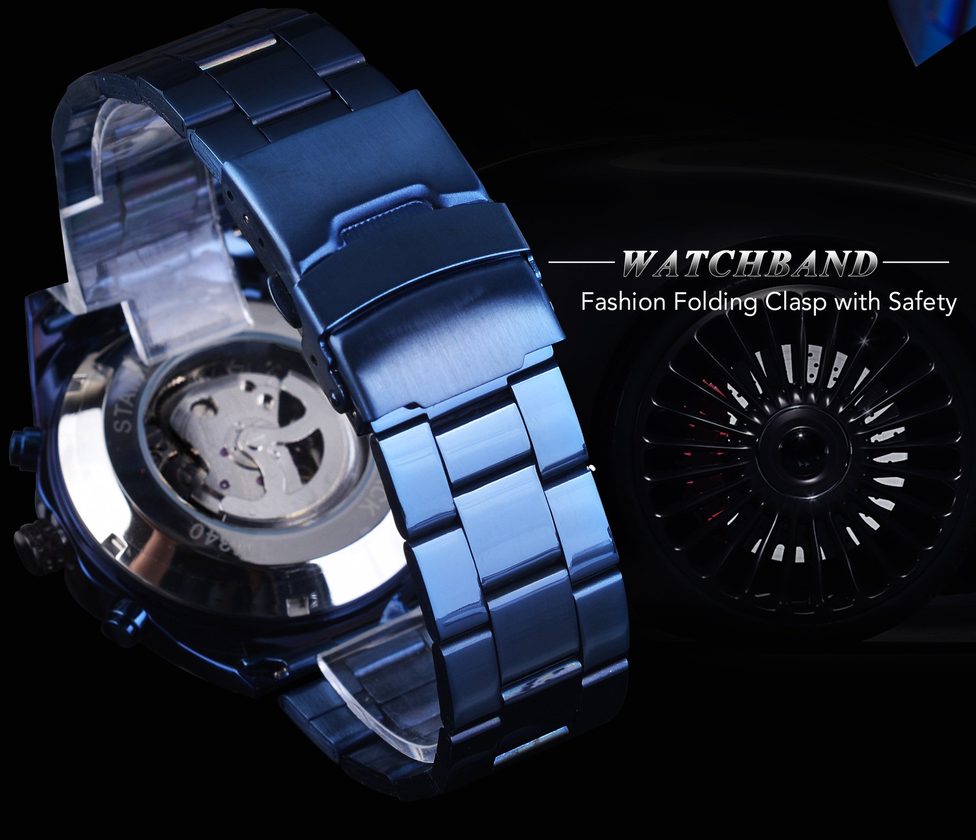 (🌲Early Christmas Sale- 50% OFF) Men's Skeleton Watch - Buy 2 Free Shipping