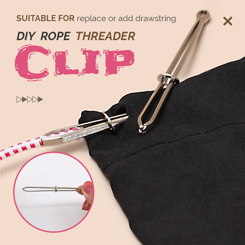 (🎄Christmas Promotion--48%OFF)DIY  Rope Threader Clip(BUY 2 GET 2 FREE)
