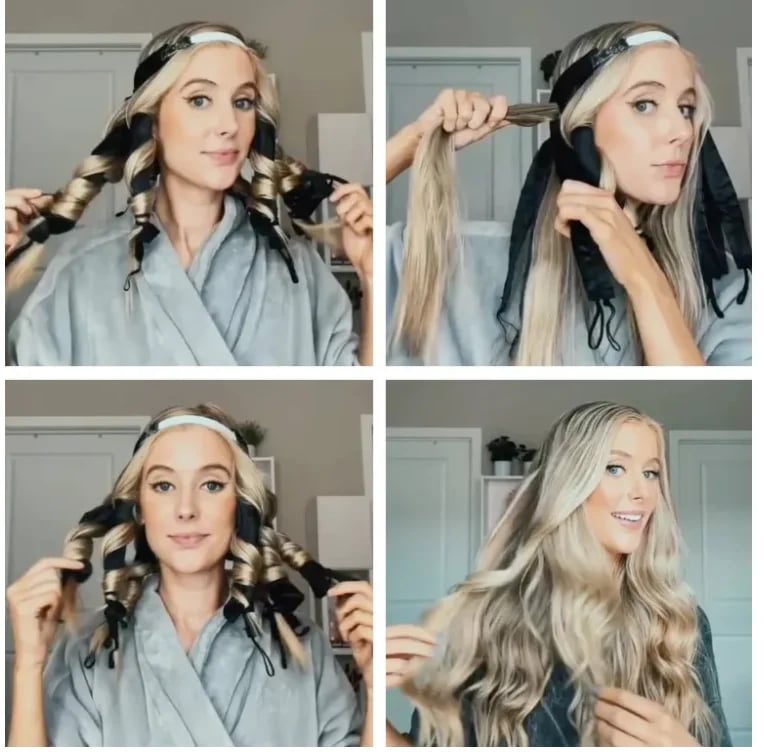 🔥Last Day Promotion 70% OFF💥Sleeping Headband Heatless Curling Iron