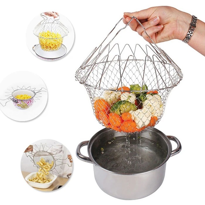 Christmas Hot Sale 48% OFF - Multi-Function Stainless Steel Fry Basket - Buy 3 Free Shipping