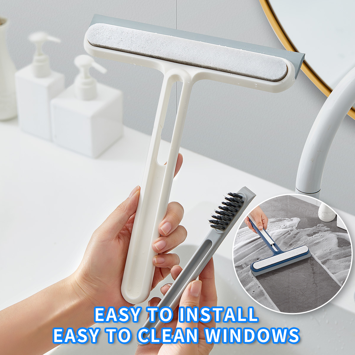 (🌴Summer Hot Sale-50% OFF🌴)Multifunctional Window Cleaning brush