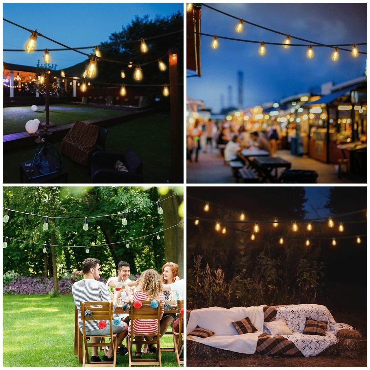 🔥Last Day Promotion - 50% OFF🔥SOLAR POWERED LED OUTDOOR STRING LIGHTS