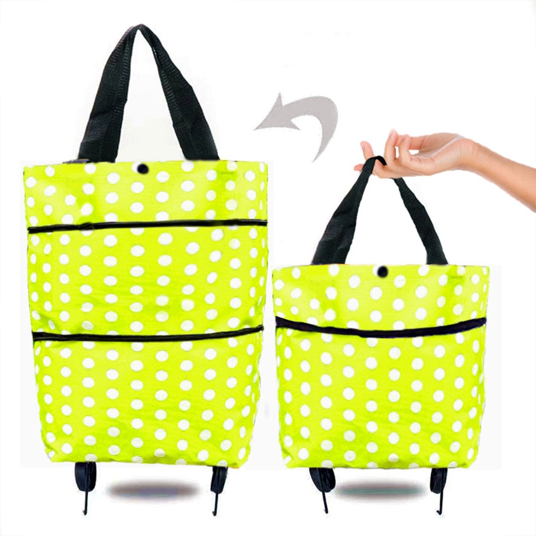 🎁TikTok Last Day Sale - 70% OFF🎉Foldable Shopping Trolley Tote Bag