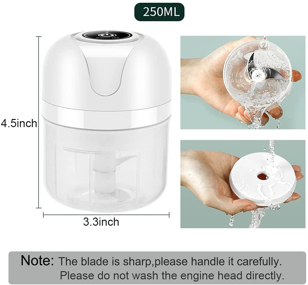 (🌲Early Christmas Sale- SAVE 49% OFF)Upgrade Large Capacity Electric Garlic Grinder(BUY 2 GET FREE SHIPPING)