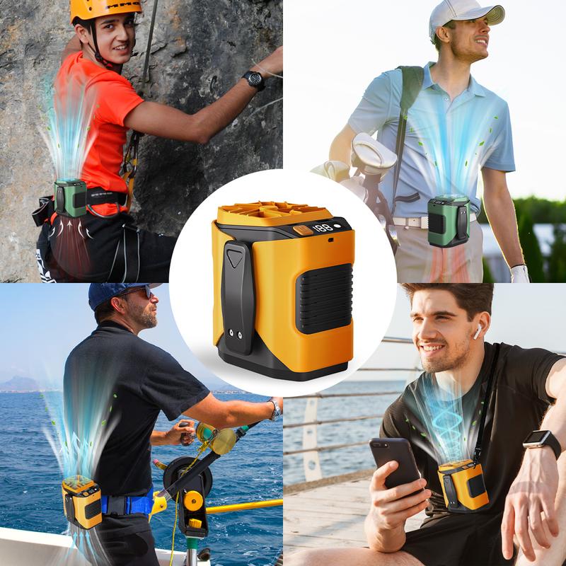 Father’s Day Promotion SAVE 49%🔥 2025 Upgraded Multifunctional Waist Clip Fan