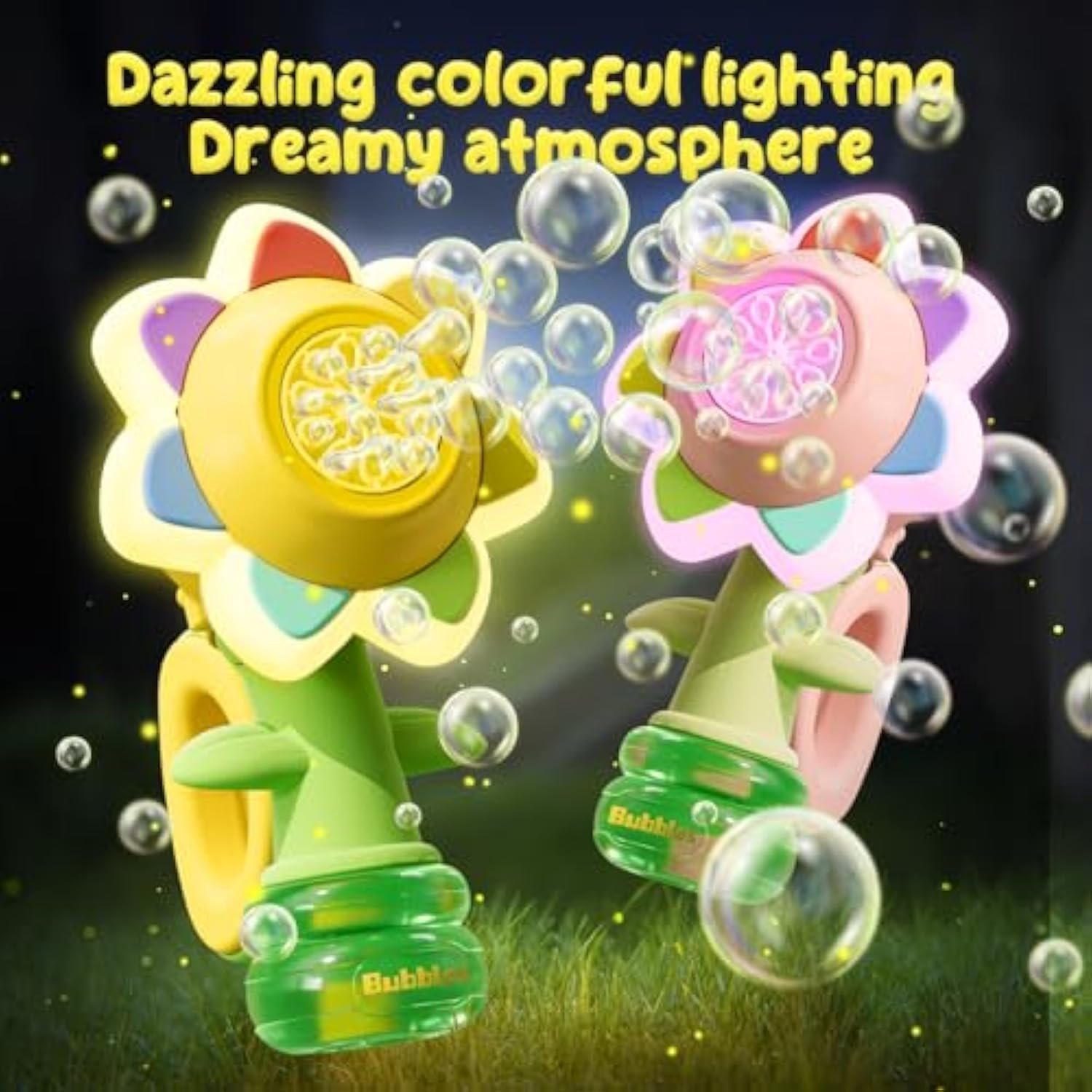 🎁TikTok Last Day Sale - 70% OFF🎉Car-mounted rechargeable fun swing dance sunflower bubble machine🌻✨
