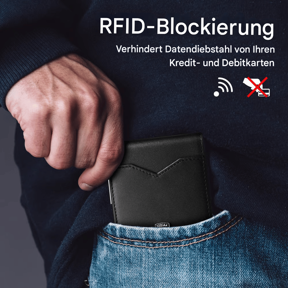 🔥Letzter Tag 49 % Rabatt☀️Schlanke RFID-Geldbörse für Herren