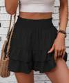 Boho Ruffle Skorts – High Waist Flowery Shorts