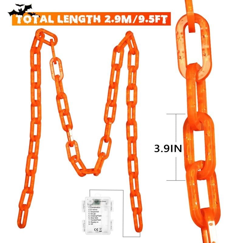 🎁TikTok Last Day Sale - 70% OFF🔥Halloween Decoration Battery Light String
