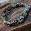 (🌲EARLY CHRISTMAS SALE - 50% OFF) Sterling Silver Skull Army Premium Paracord Bracelet