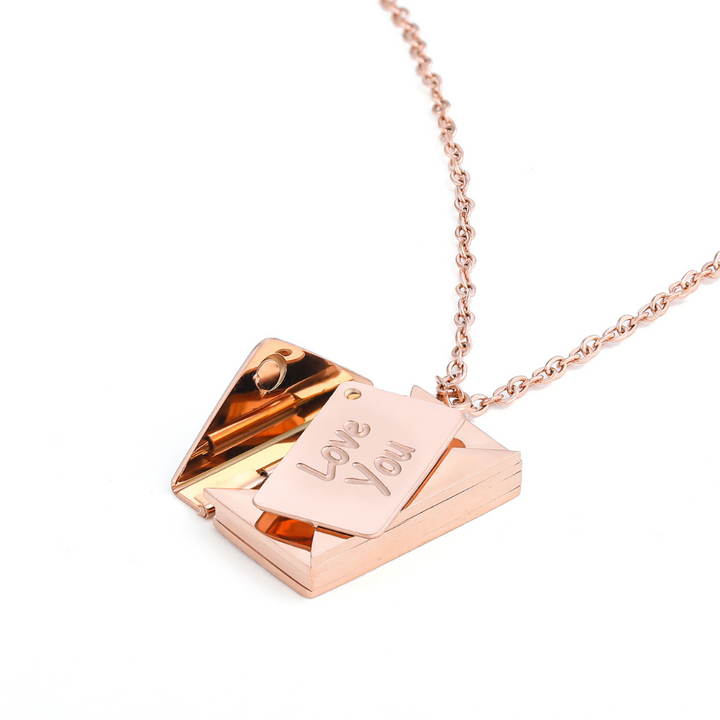 🌲Christmas Hot Sale 50% OFF - 📩Love Letter Necklace - 💗For Your Lover