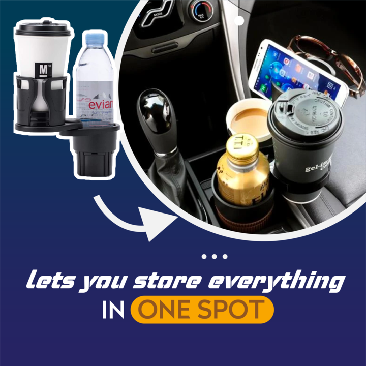 🔥Last Day Promotion 70% OFF🔥All Purpose Car Cup Holder And Organizer(BUY 2 GET FREE SHIPPING)