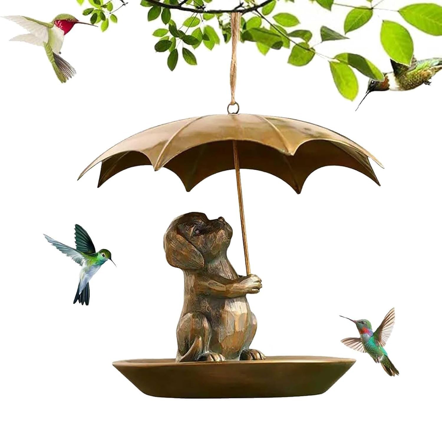 Father's Day Sale 50% Off🐦Girl Next Door Animal Bird Feeder with Umbrella