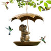 Father's Day Sale 50% Off🐦Girl Next Door Animal Bird Feeder with Umbrella