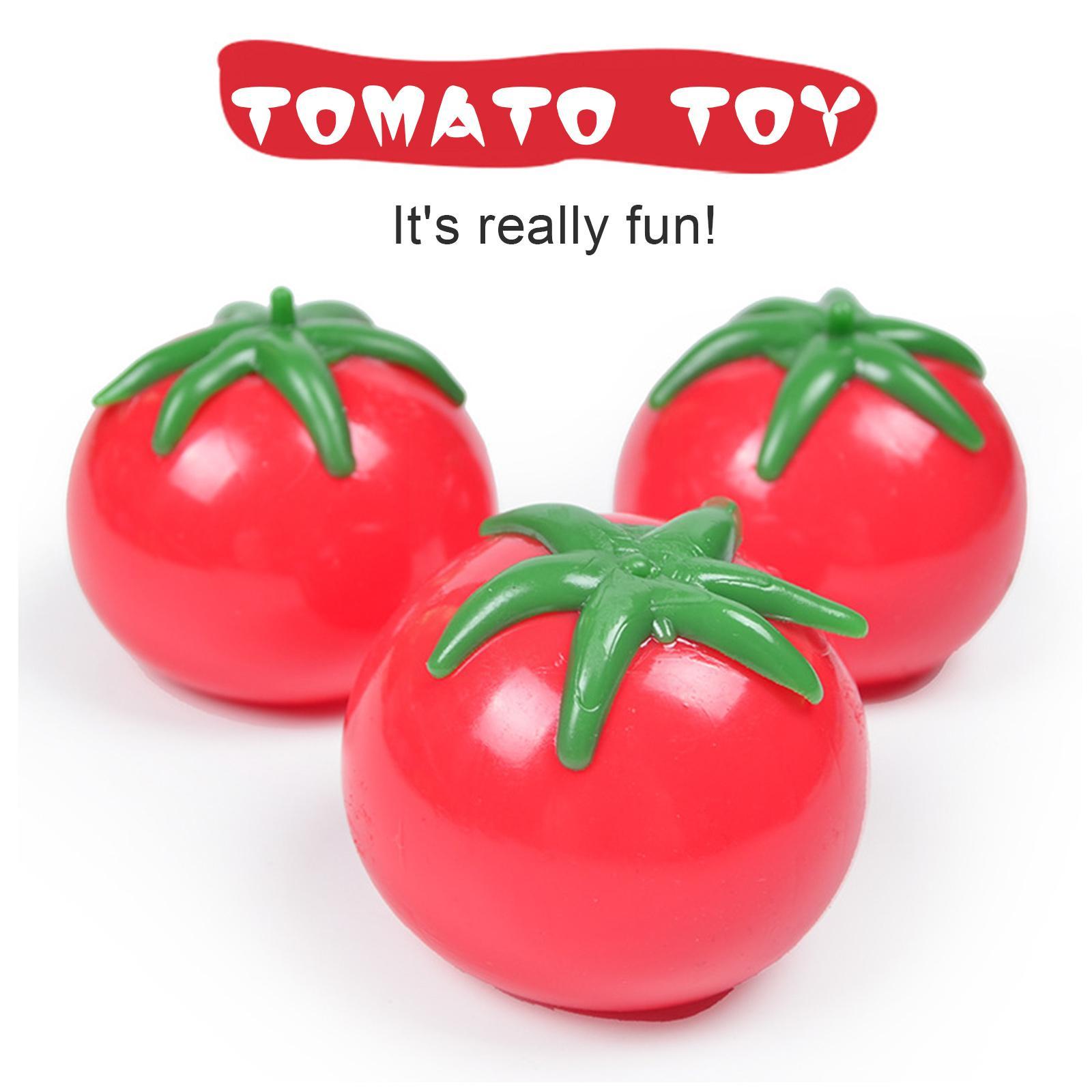 (🎅EARLY CHRISTMAS SALE-49% OFF)Funny Tomato Decompression Toy-BUY 3 GET 2 FREE(5 PCS)