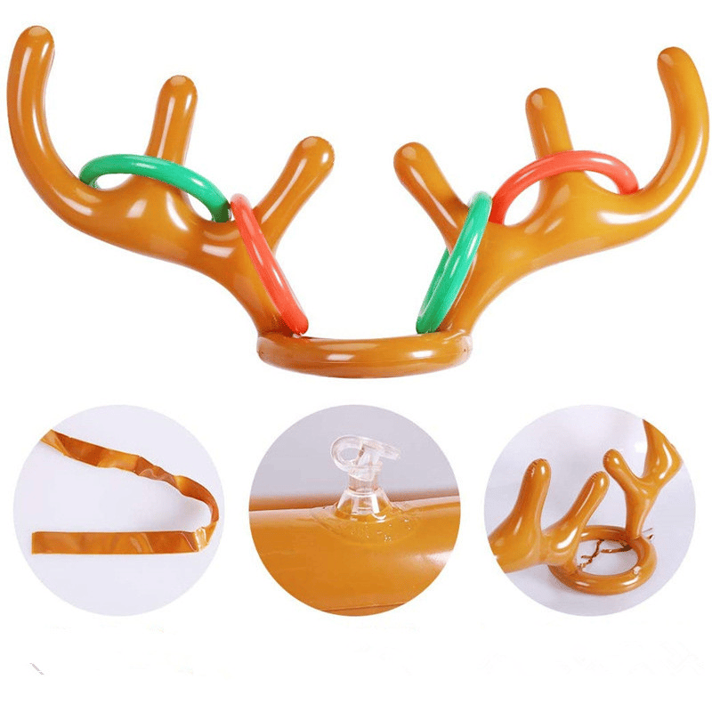 (🎄Christmas Hot Sale - 48% OFF) Christmas Reindeer Ring Toss Game, BUY 2 FREE SHIPPING