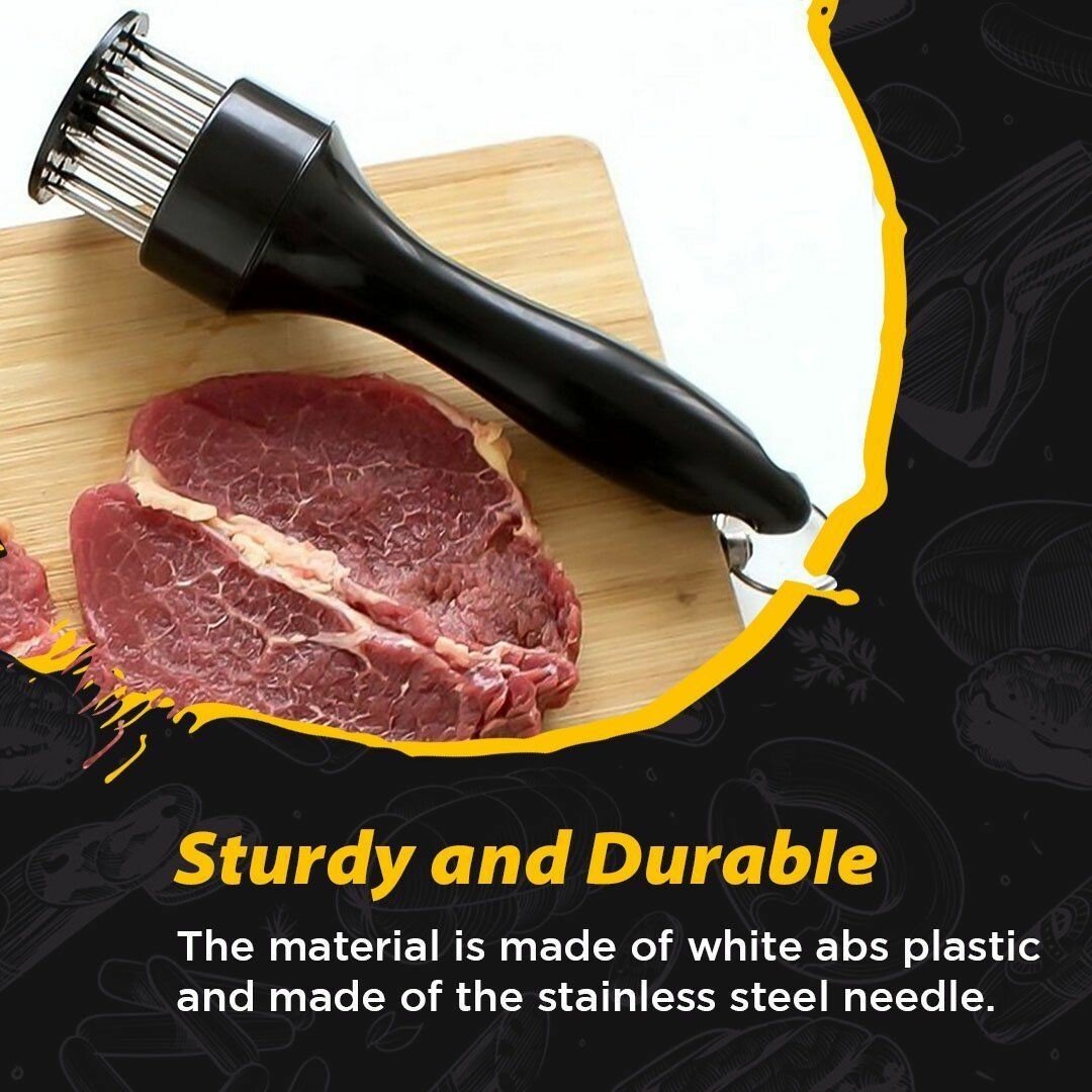 🔥Last Day Promotion - 70% OFF🎁Stainless Steel Meat Tenderizer Needle 21 Pin Steak BBQ Kitchen Cooking Tool