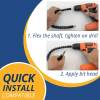 (🔥Last Day Promotion- SAVE 48% OFF) Flexible Drill Extension Kit (buy 2 get 1 free now)
