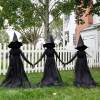🎃2025 Halloween Sale 🧙‍♀️Lighted Halloween Witch Stakes 🔥Free Shipping