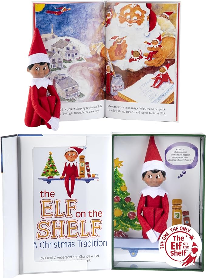 🎄The Elf on the Shelf - Boy Scout Elf with Blue Eyes