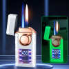 🔥Letzter Tag  50% RABATT- Premium Geschenkset: LED Doppelflammen-Feuerzeug mit Gravuroption – Elegante Geschenkbox inklusive