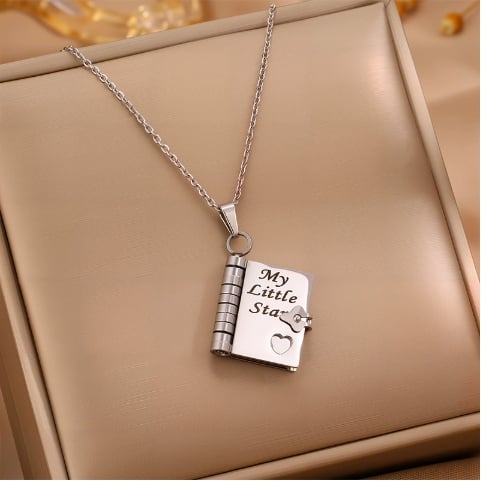 🎁TikTok Last Day Sale - 70% OFF🔥My Little Star Book Necklace for Daughter, Birthday Day Gift Graduation Jewelry of Love