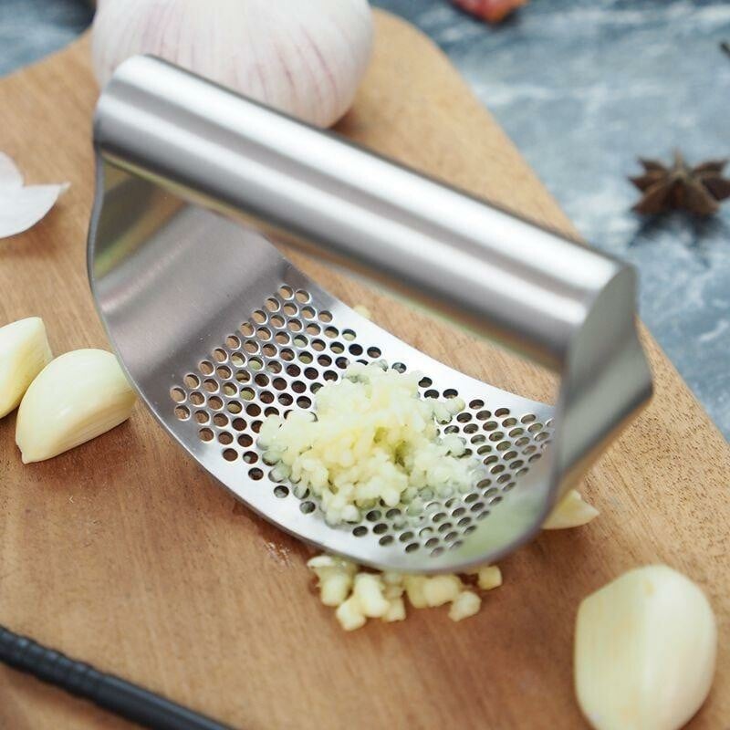 (🌲Hot Sale - 49% OFF) Stainless Steel Garlic Press -buy 2 get 1 free now