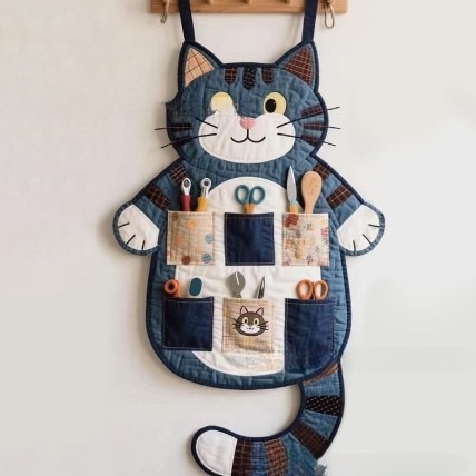 🔥Last Day Promotion 50% OFF🔥Cat Wall Organizer Sewing Template