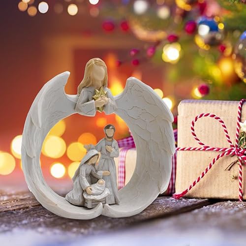 🔥God Be With You - Nativity scene angel religious decoration