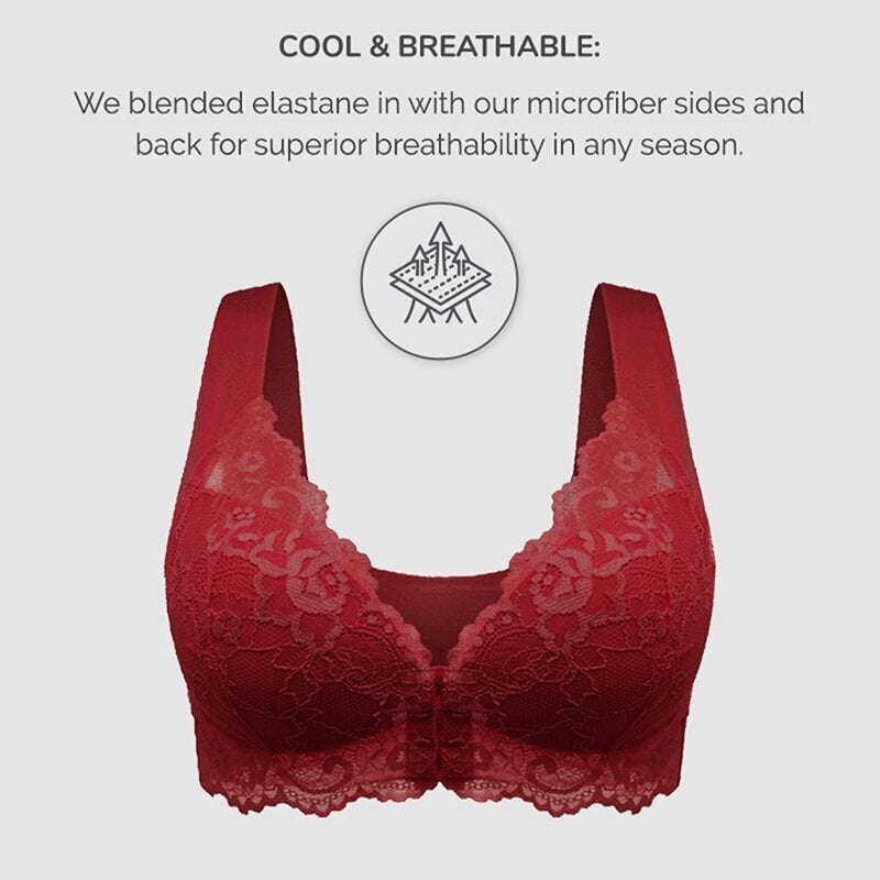 🎁LAST DAY 45% OFF🎁Front Closure 5D Shaping Push Up Bra – Seamless, Beauty Back, Comfy