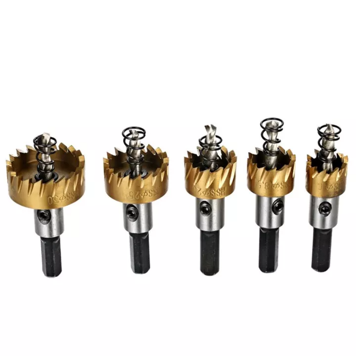 (🌲Early Christmas Sale- SAVE 48% OFF)5 Pcs Set HSS Drill Bit Hole Saw(BUY 2 GET FREE SHIPPING)