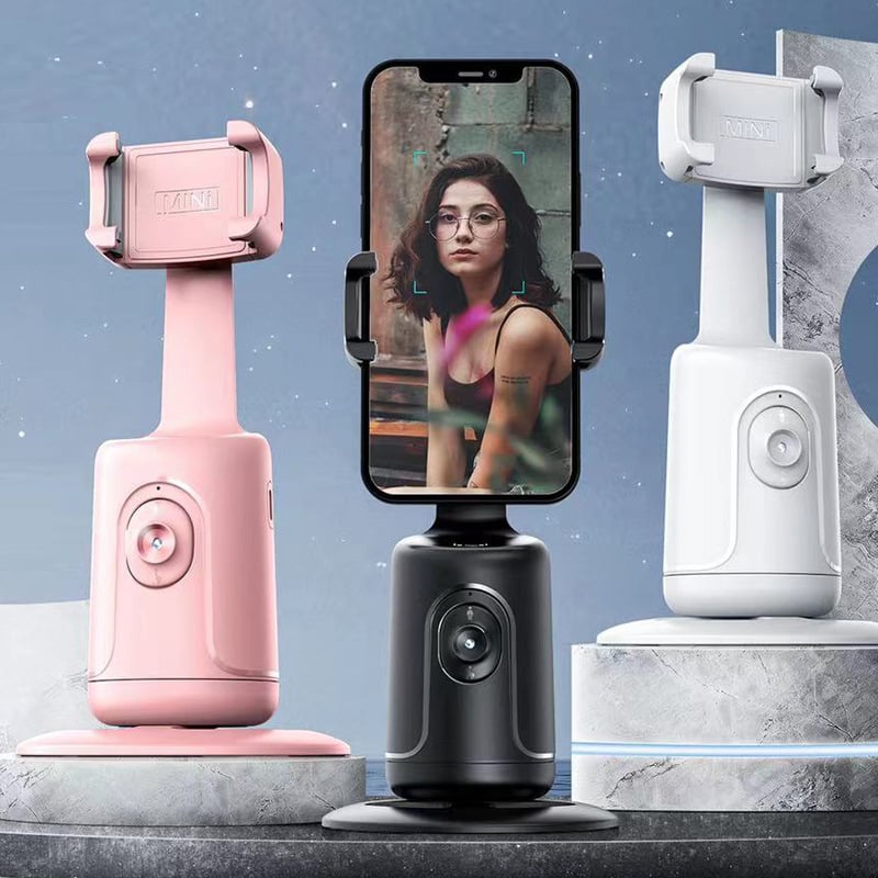 🔥Last Day Promotion 60% OFF🎁360° AI Auto Face Tracking Phone Stabilizer Tripod